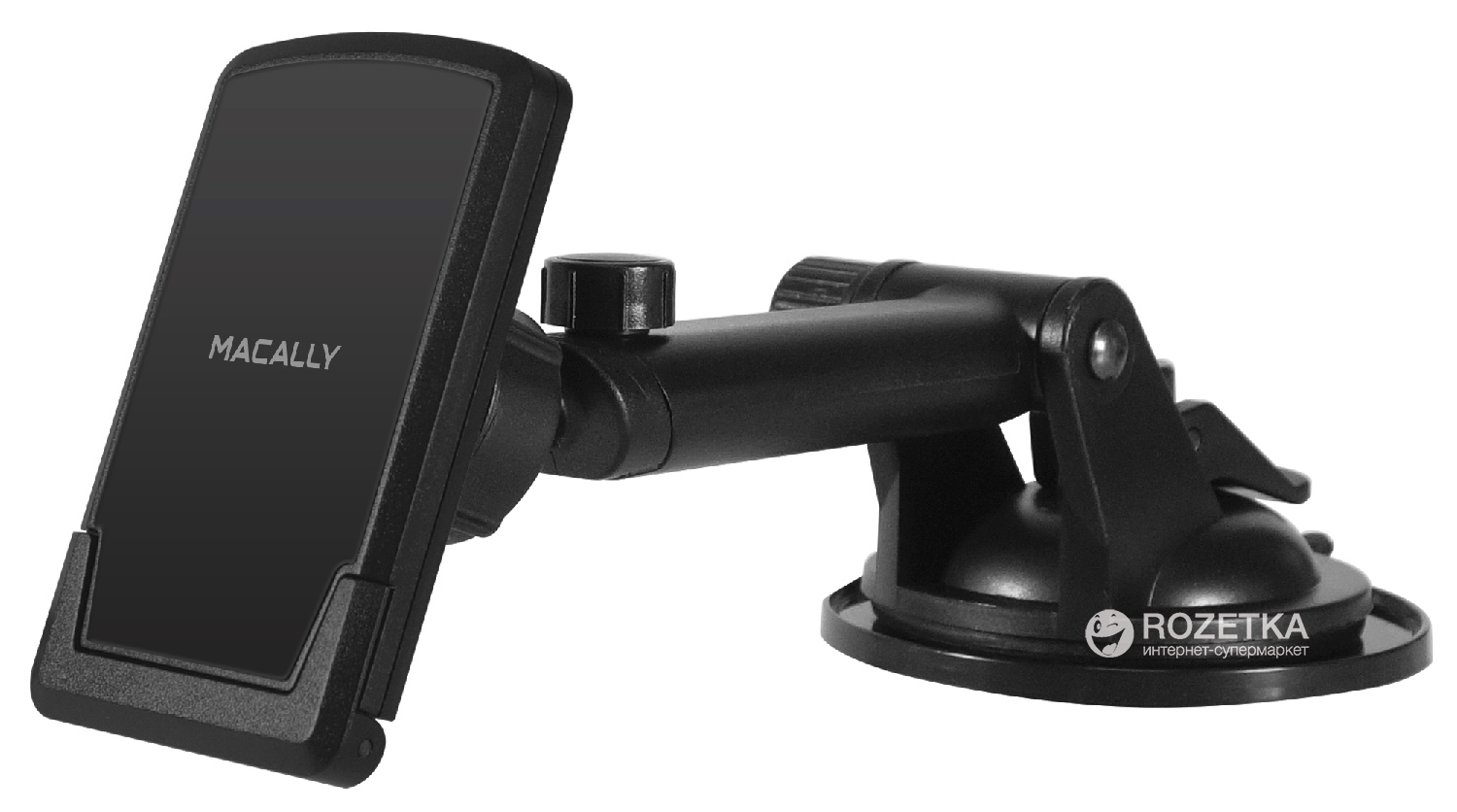 

Автодержатель для телефона магнитный Macally Black