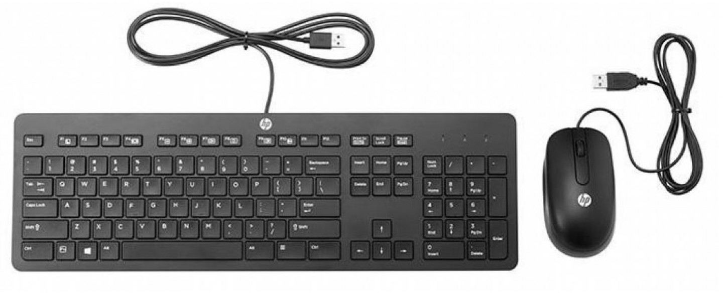 

Комплект проводной HP Slim Keyboard and Mouse USB (T6T83AA)