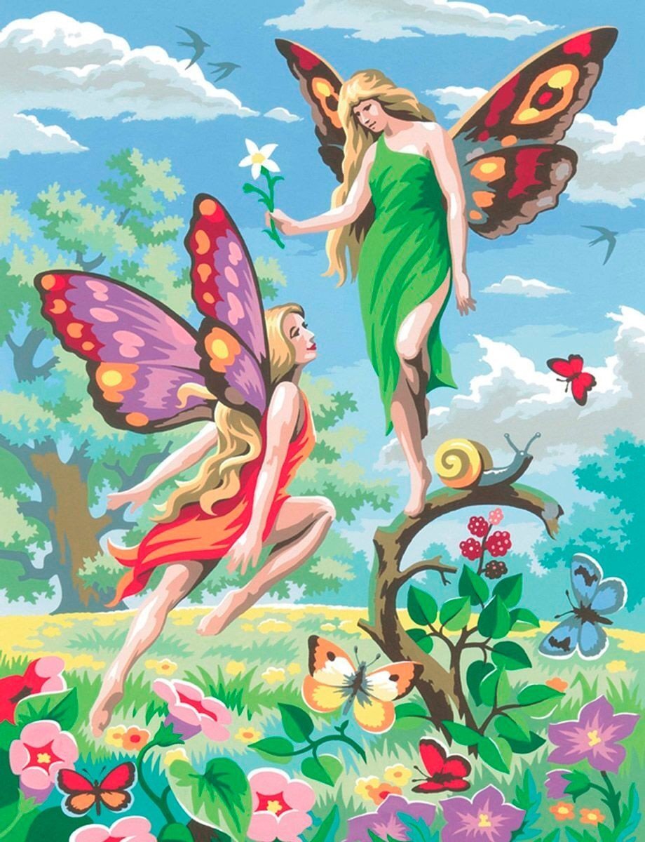 

Набор для творчества Sequin Art Painting by numbers Junior Fairies 23x30 см (SA0126)