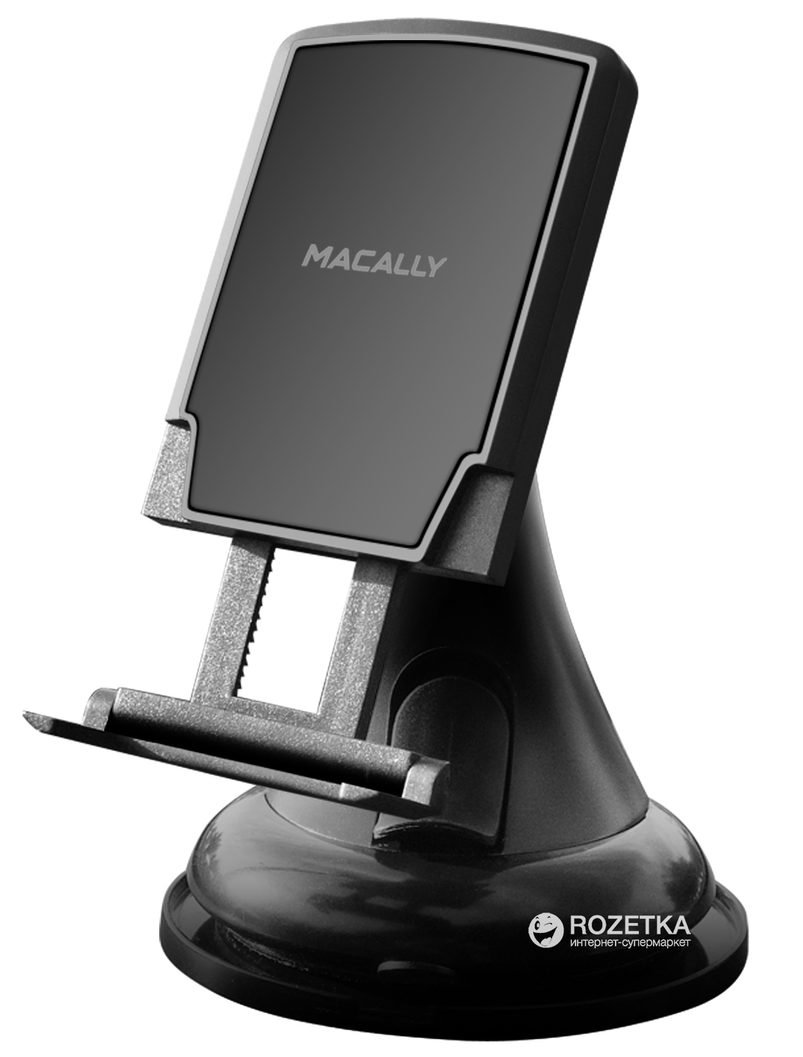 

Автодержатель для телефона магнитный Macally Black