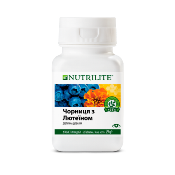 

Черника с лютеином Amway NUTRILITE 62шт