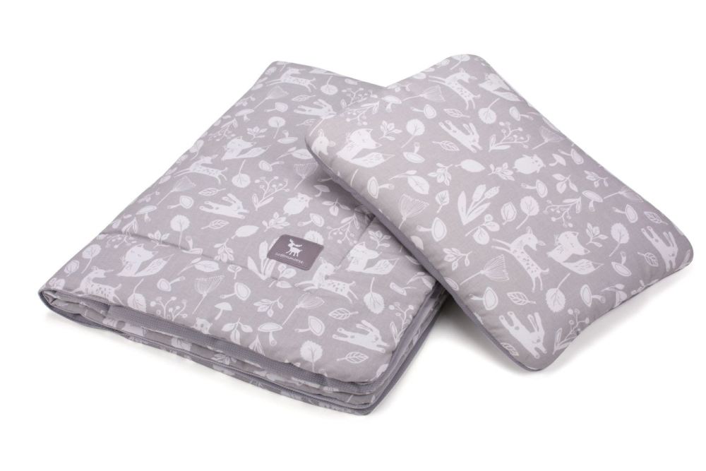 

Плед с подушкой Cottonmoose Cotton Velvet 408/130/117
