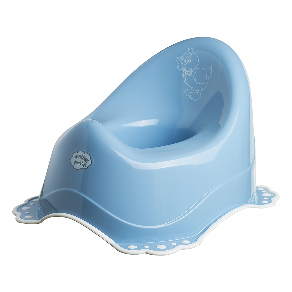 

Горшок Maltex Duck 7279 нескользящий dirty blue with white rubbers (151240)