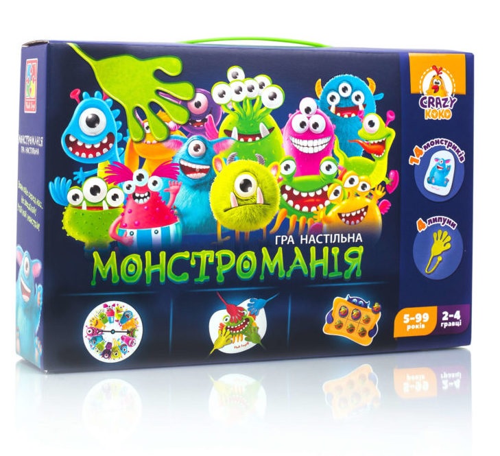 

Настольная игра Монстромания с липунами Vladi Toys VT8044-23