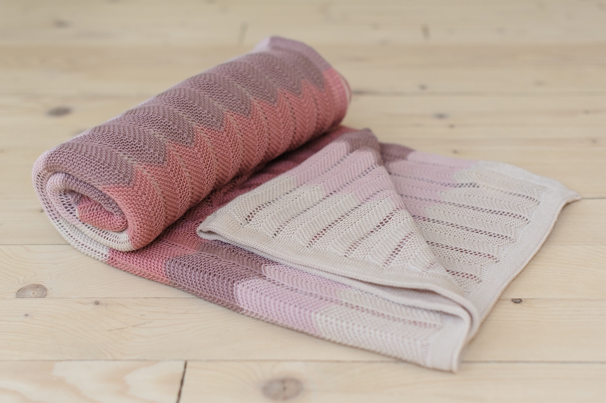 

Kaanni вязанный 150х200см Розовый