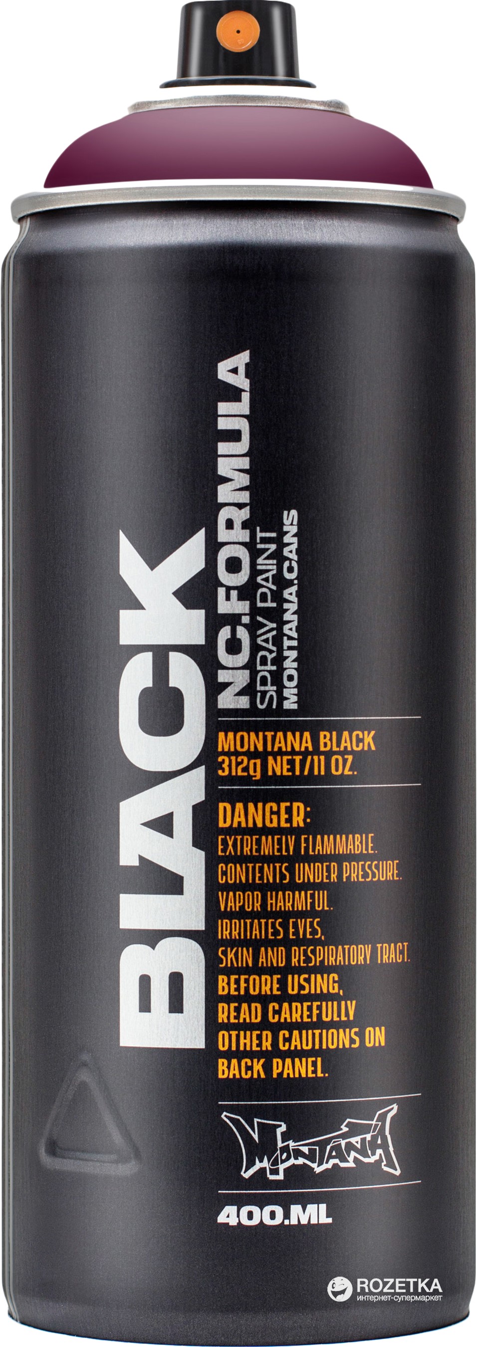 

Нитро краска-спрей Montana BLK3080 Бордовый (Winegum) 400 мл (4048500263743)