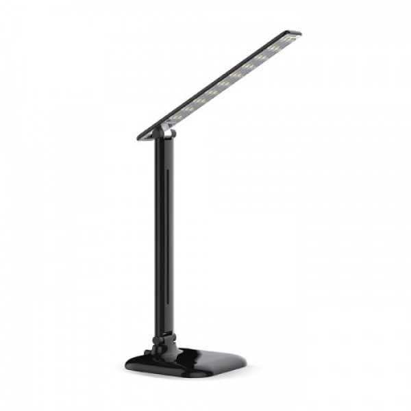 

Настольная светодиодная LED лампа Feron DE1725 9W 350х150х150мм черная (29860)