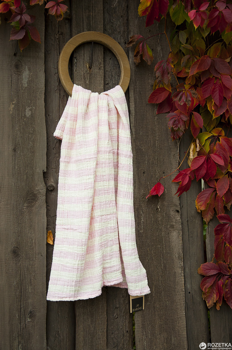 

Плед Barine Stripe Muslin Pembe 77x82