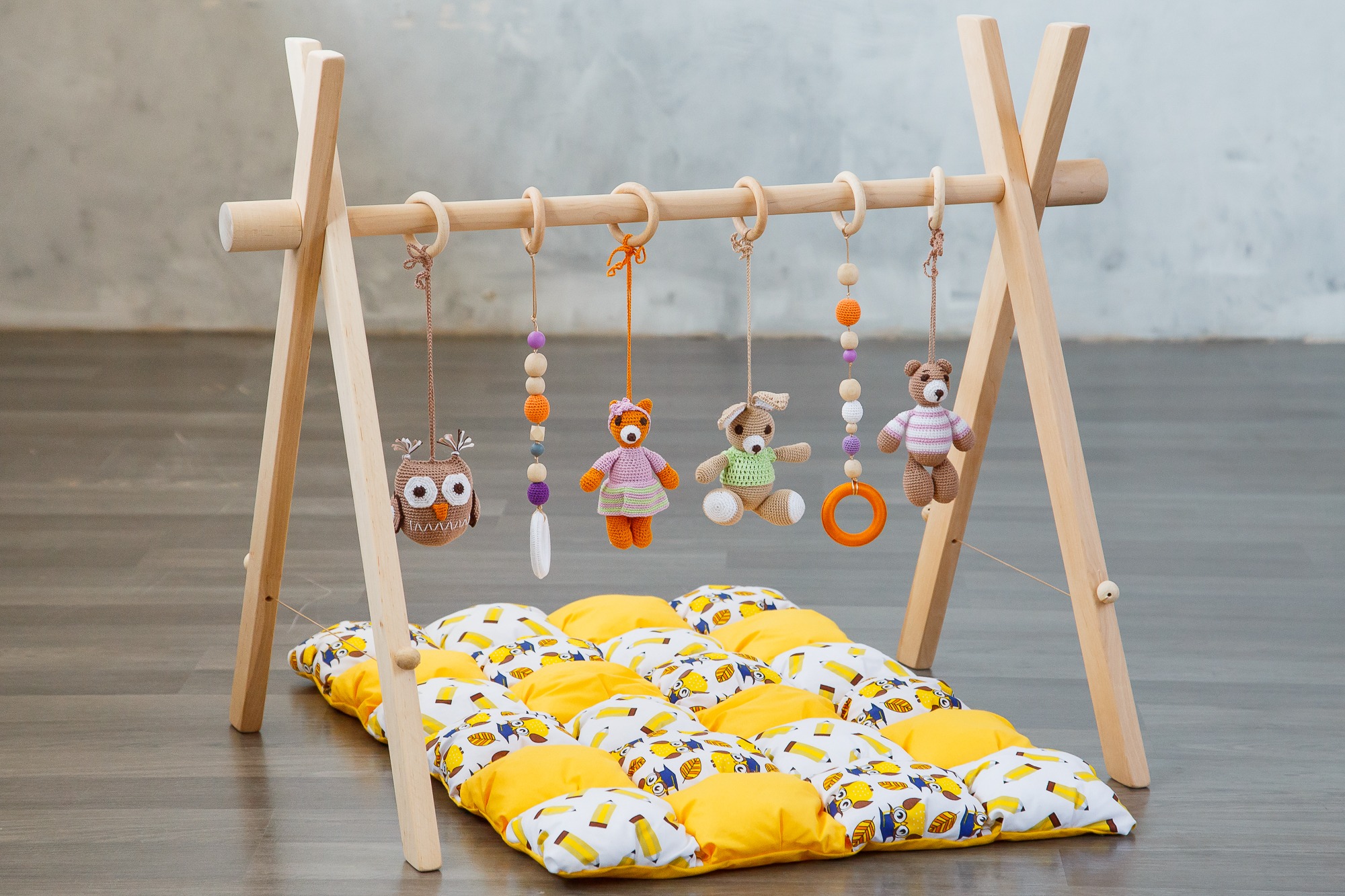 

Развивающий коврик BabyGymEco Forest 2.0