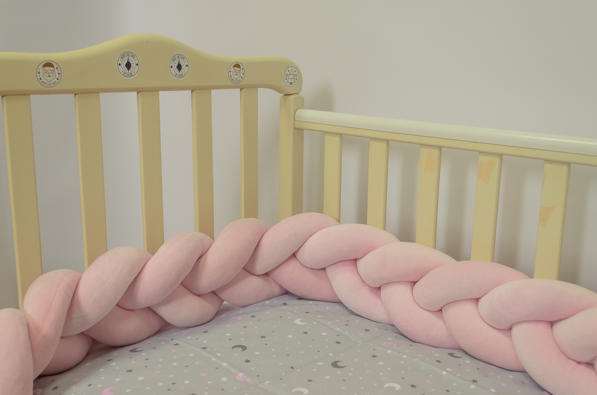 

Бортик косичка в детскую кроватку Chickster Pink Dream X3 15x240 см Розовый