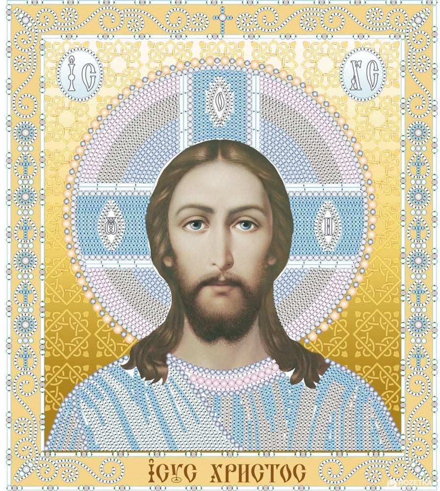 

Набор для вышивки бисером ВДВ Иисус Христос 24x27 см (ТН-0712)