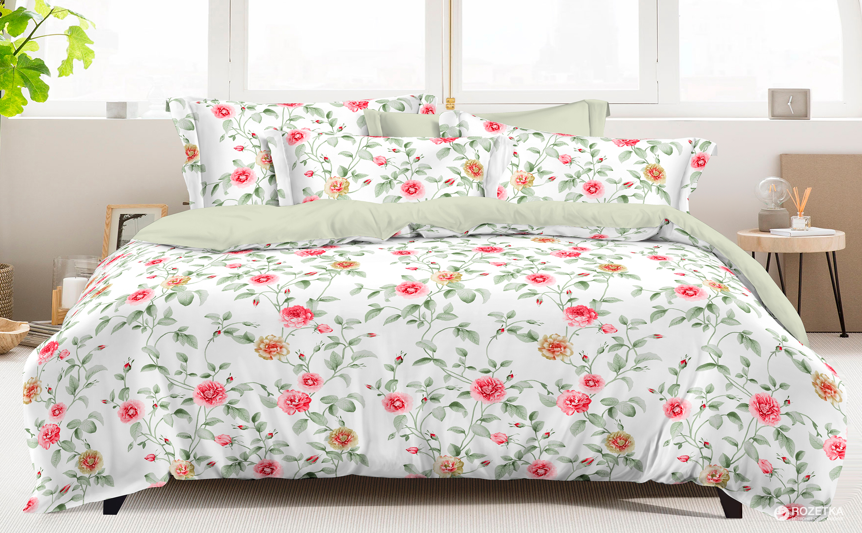 

Комплект постельного белья Home Line Сатин 137578 Фелиция 160х220x2