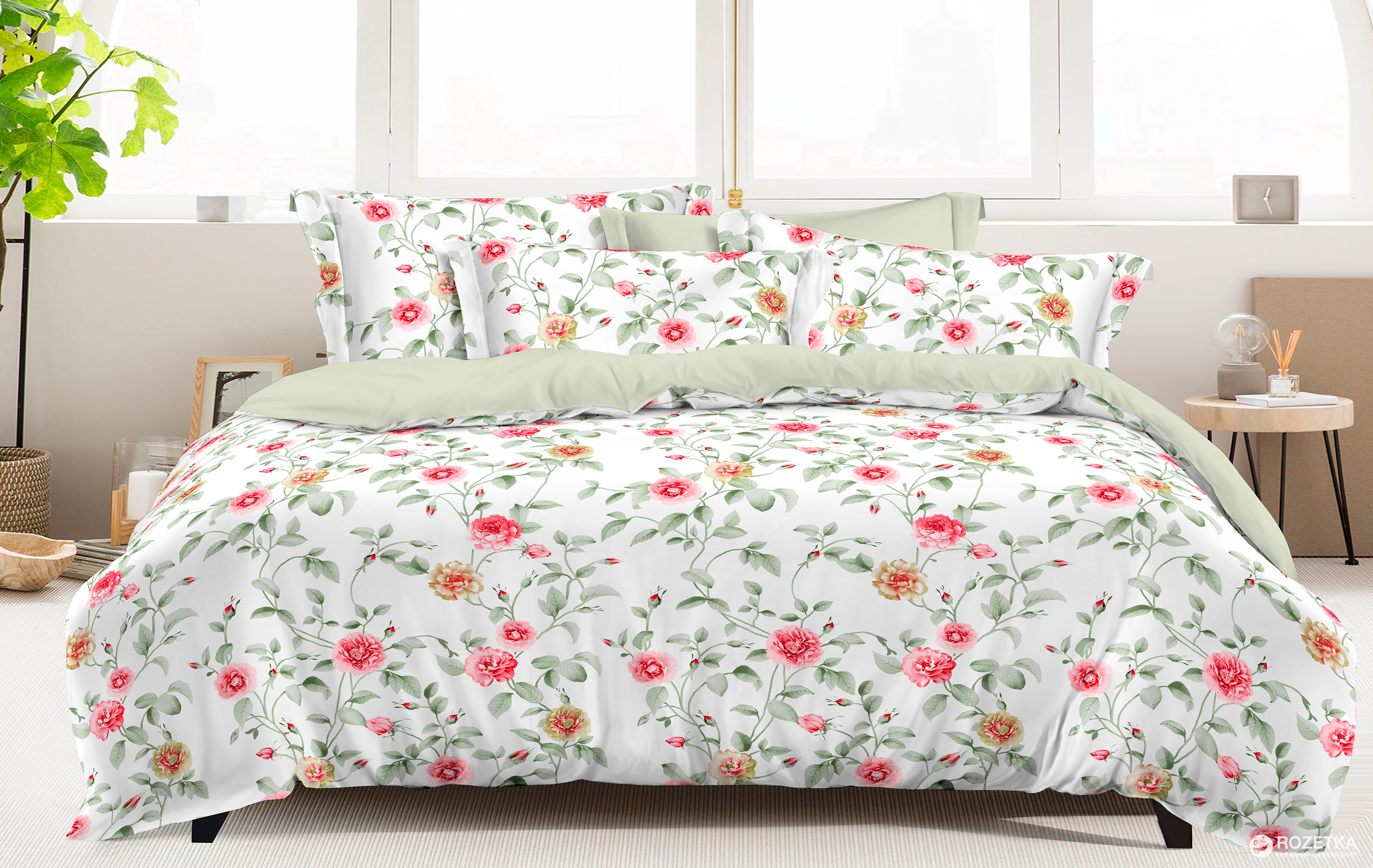 

Комплект постельного белья Home Line Сатин 137574 Фелиция 200х220