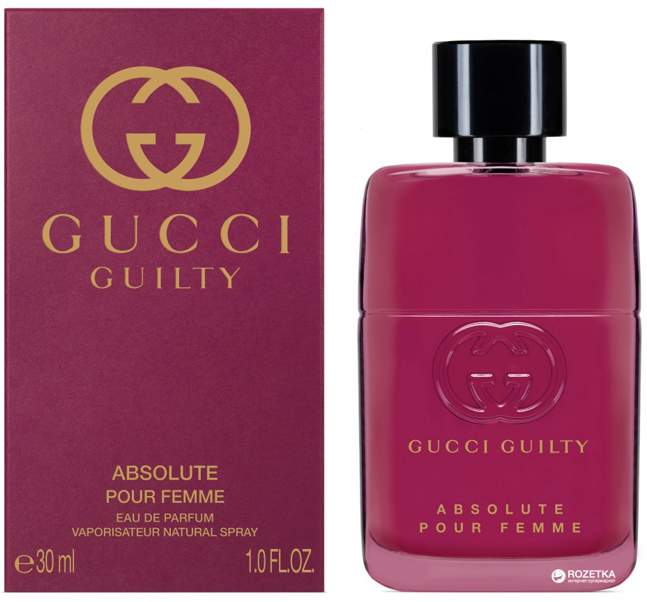Акція на Парфюмированная вода для женщин Gucci Guilty Absolute Pour Femme 30 мл (8005610524115) від Rozetka UA