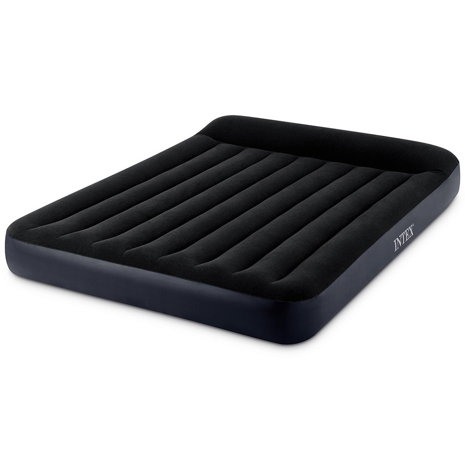 

Велюр матрас надувной 64150 Intex Pillow Rest Classiс со встроенным насосом 220-240V Черный (int_64150)