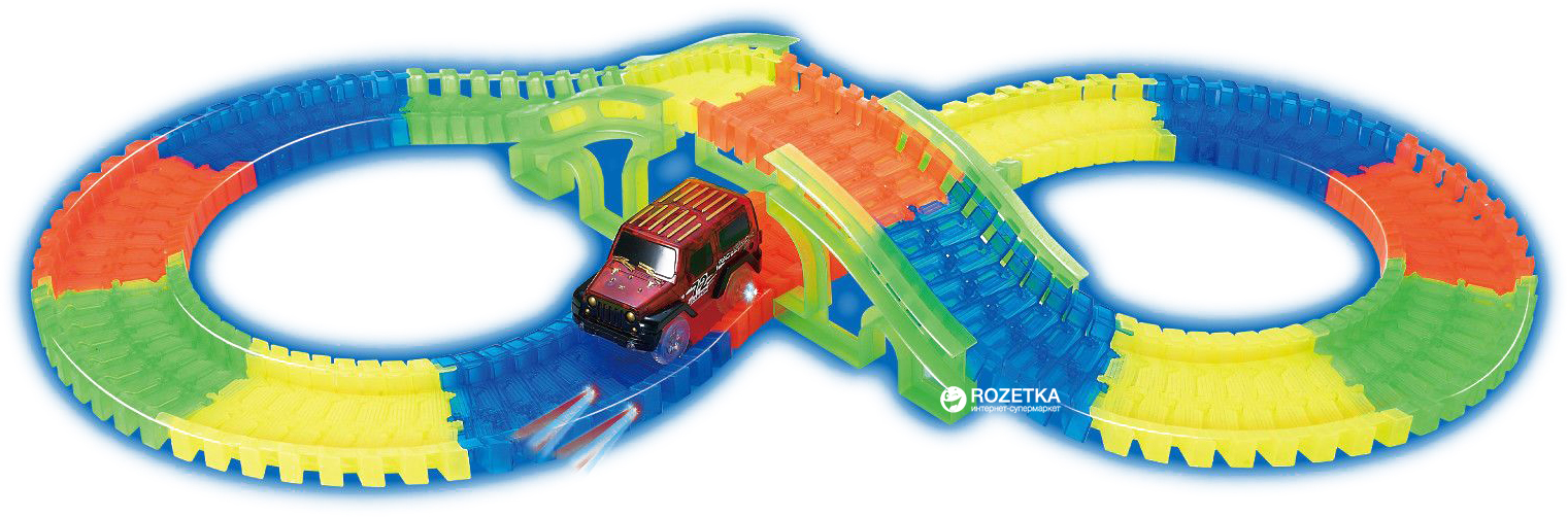 Акція на Набор Maya Toys Машинка с гоночным треком (7203) (4812501147735) від Rozetka UA