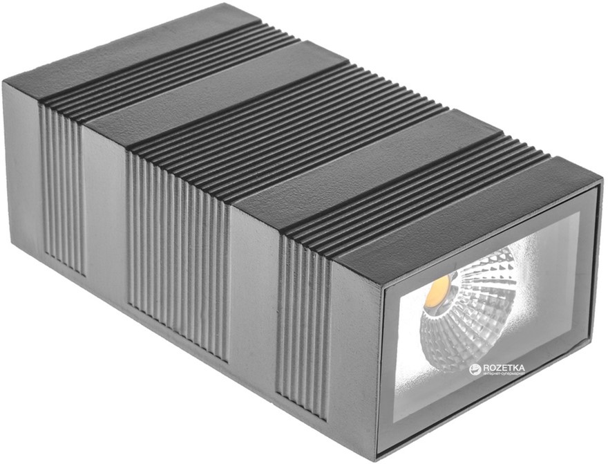 

Уличная подсветка фасадов Brille AL-218/2х3W NW COB LED IP65 BK (34-179)