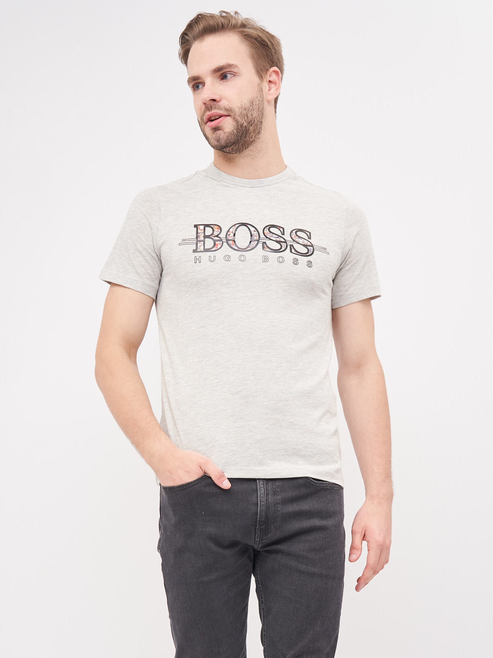 

Футболка Hugo Boss 10264.2  (44) Серая, Футболка Hugo Boss 10264.2 S (44) Серая