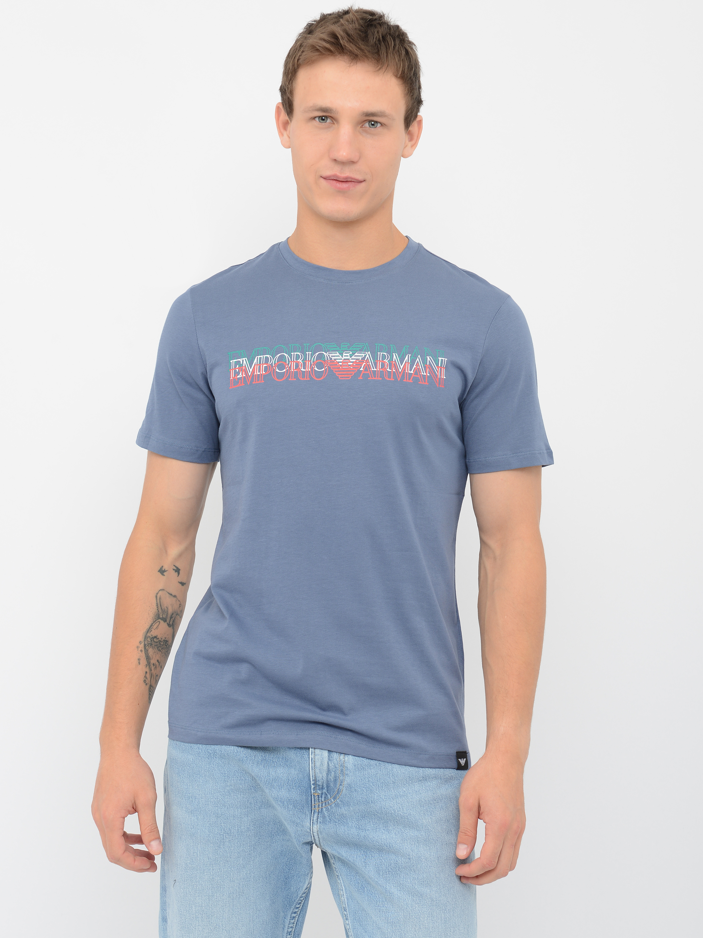 

Футболка Emporio Armani 10279.3  (46) Синяя, Футболка Emporio Armani 10279.3 M (46) Синяя