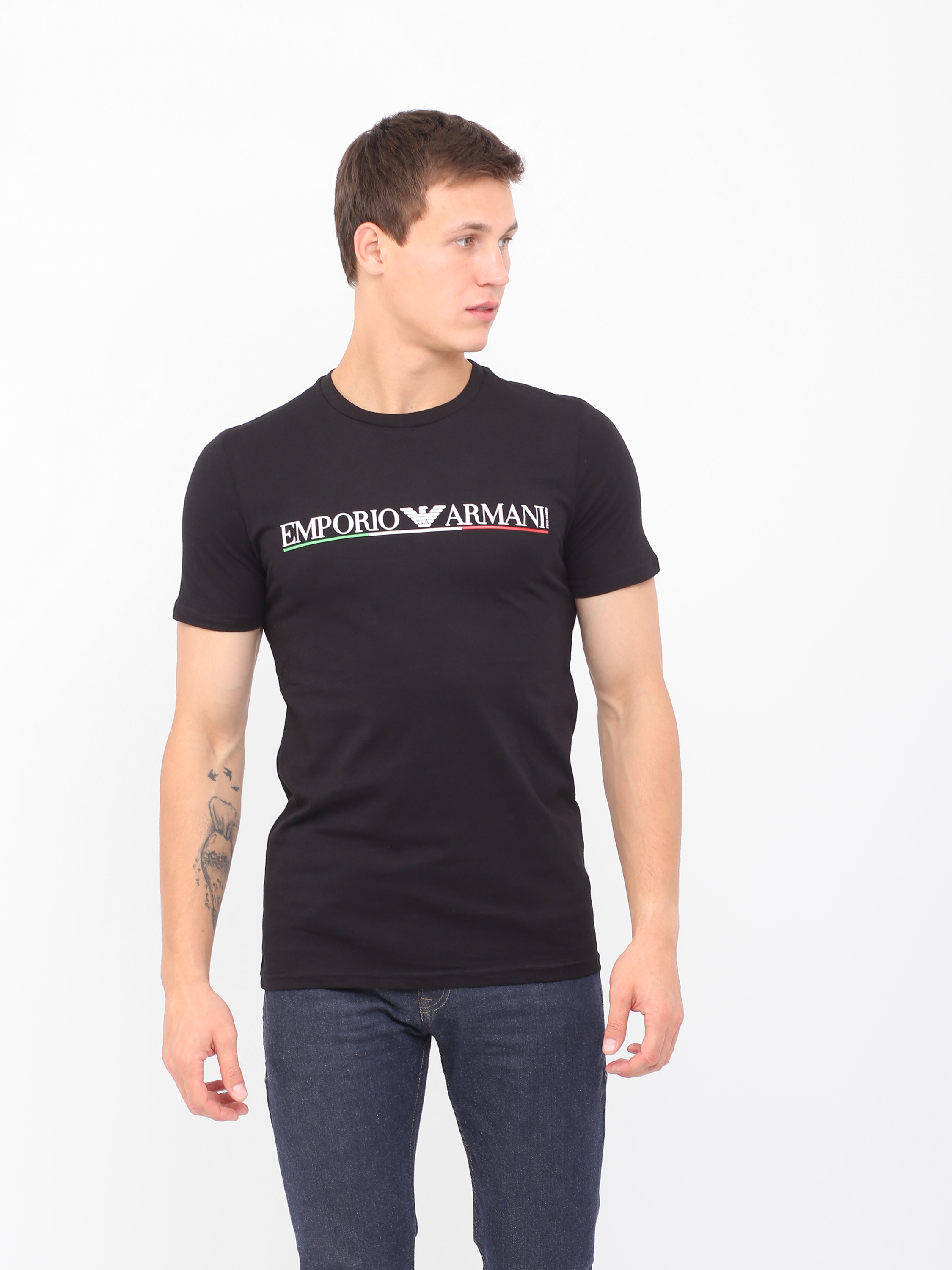 

Футболка Emporio Armani 10312.1  (44) Черная, Футболка Emporio Armani 10312.1 S (44) Черная