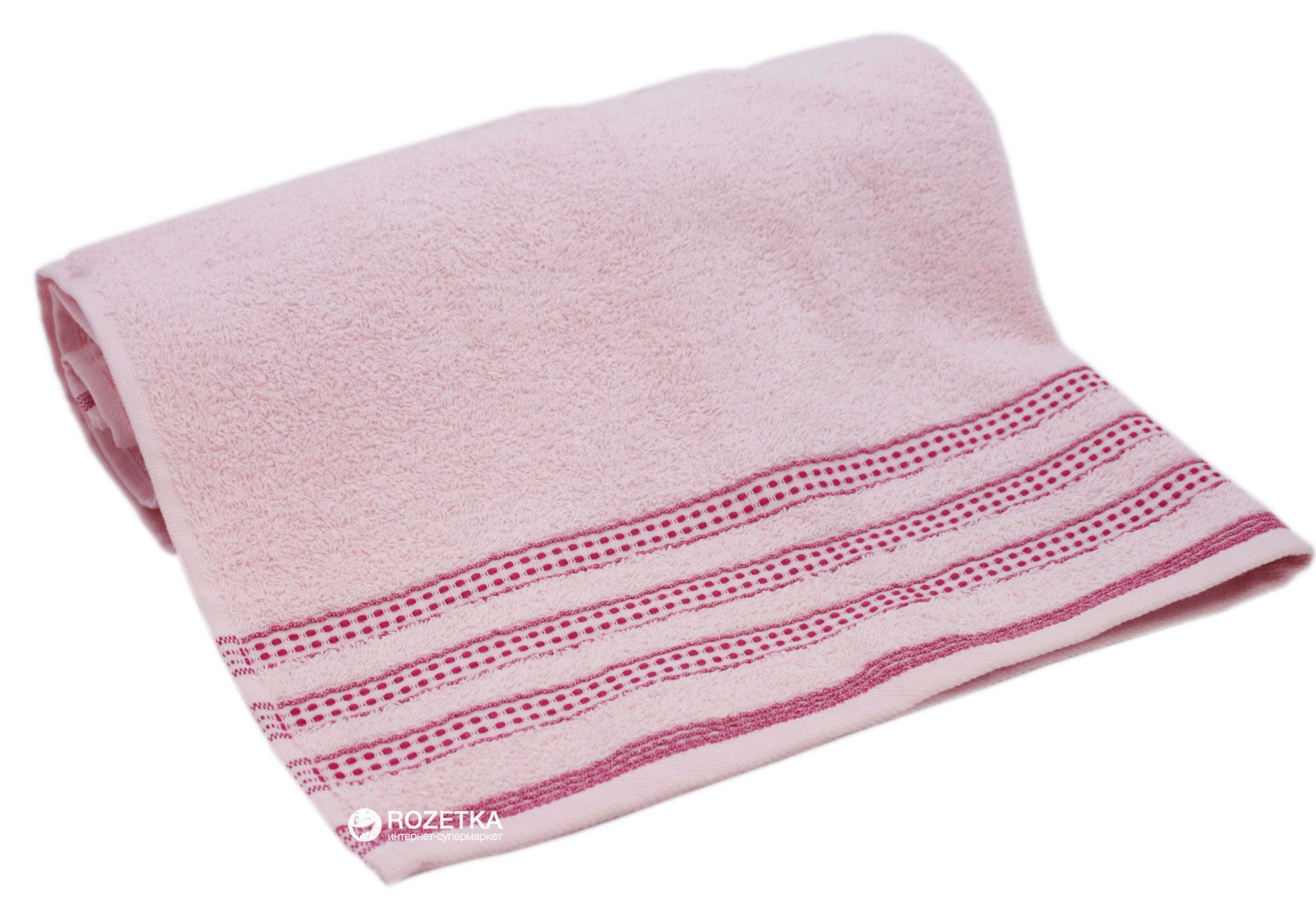 

Махровое полотенце Lorenzzo Carmen 50x90 Розовое (76-167-115)