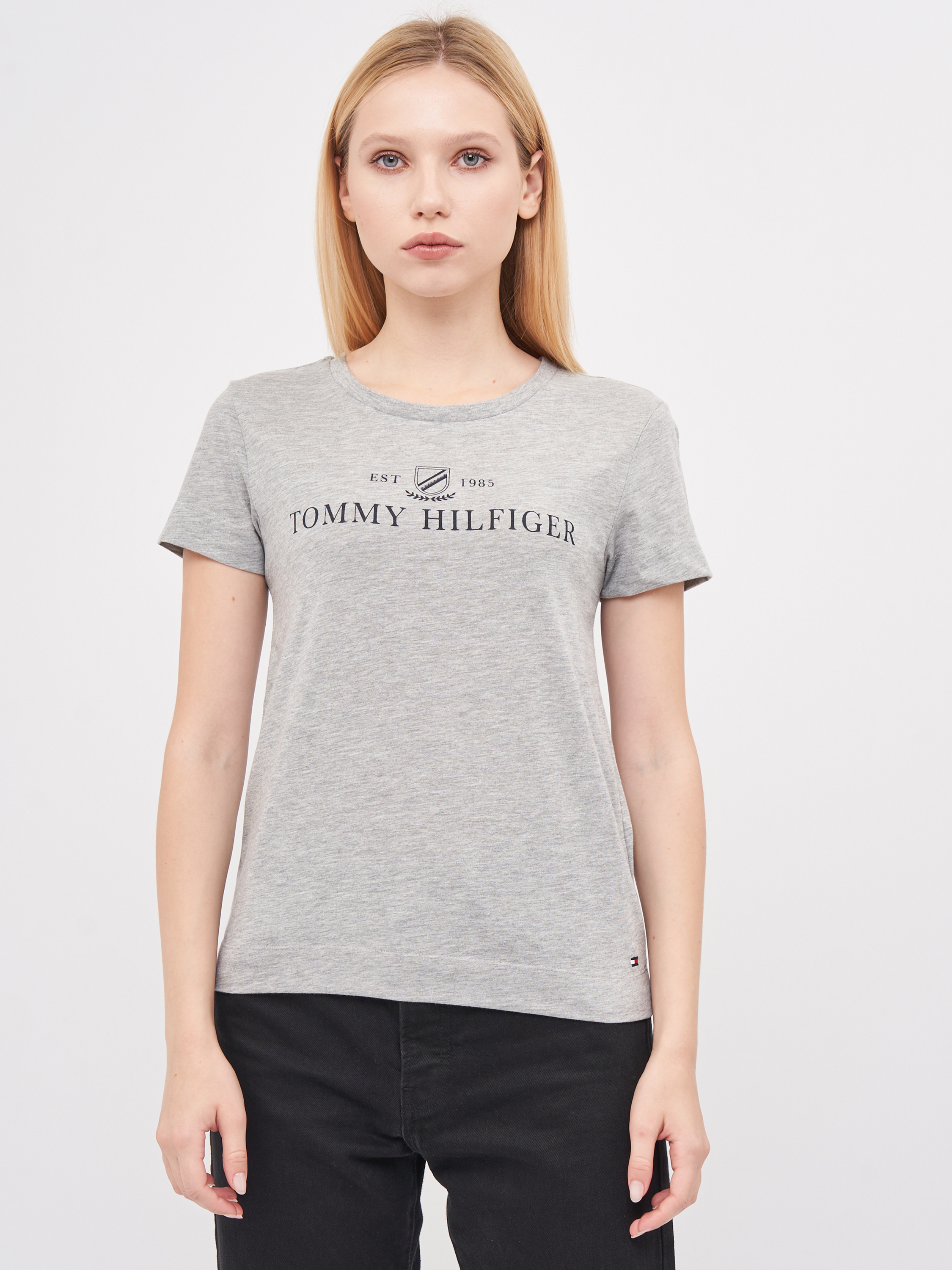 

Футболка Tommy Hilfiger 10194.2  (46) Серая, Футболка Tommy Hilfiger 10194.2 L (46) Серая