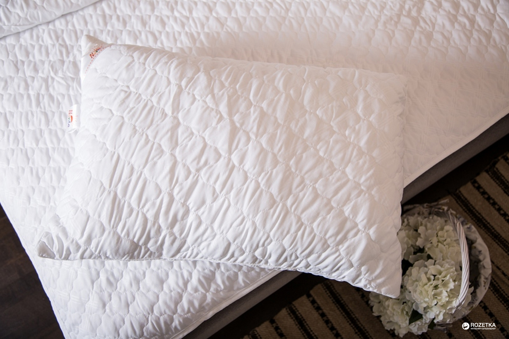 

Подушка Novita White 50х70