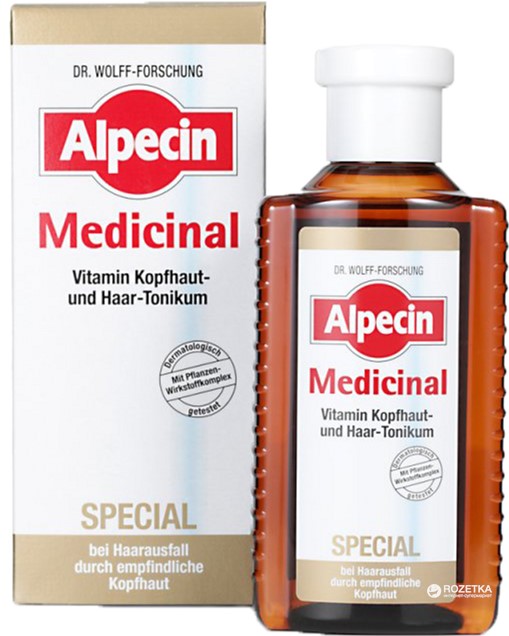 Акция на Тоник для кожи головы для мужчин Alpecin Medicinal Special витаминный 200 мл (4008666200242) от Rozetka UA