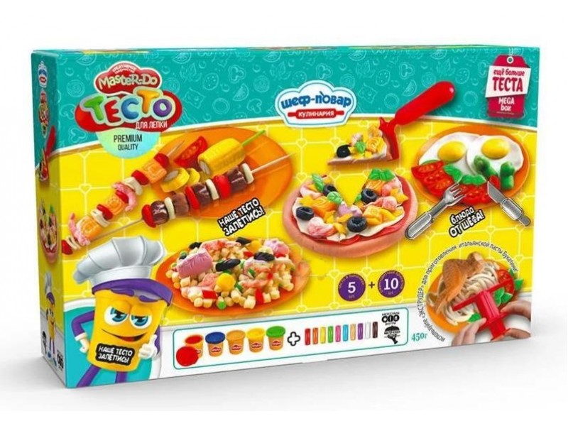 

Тесто для лепки "Master Do - Шеф повар пицца большая" Danko Toys TMD-09-01