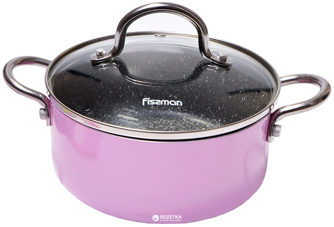 

Кастрюля Fissman Mini Chef 1.3 л Pink (4238)