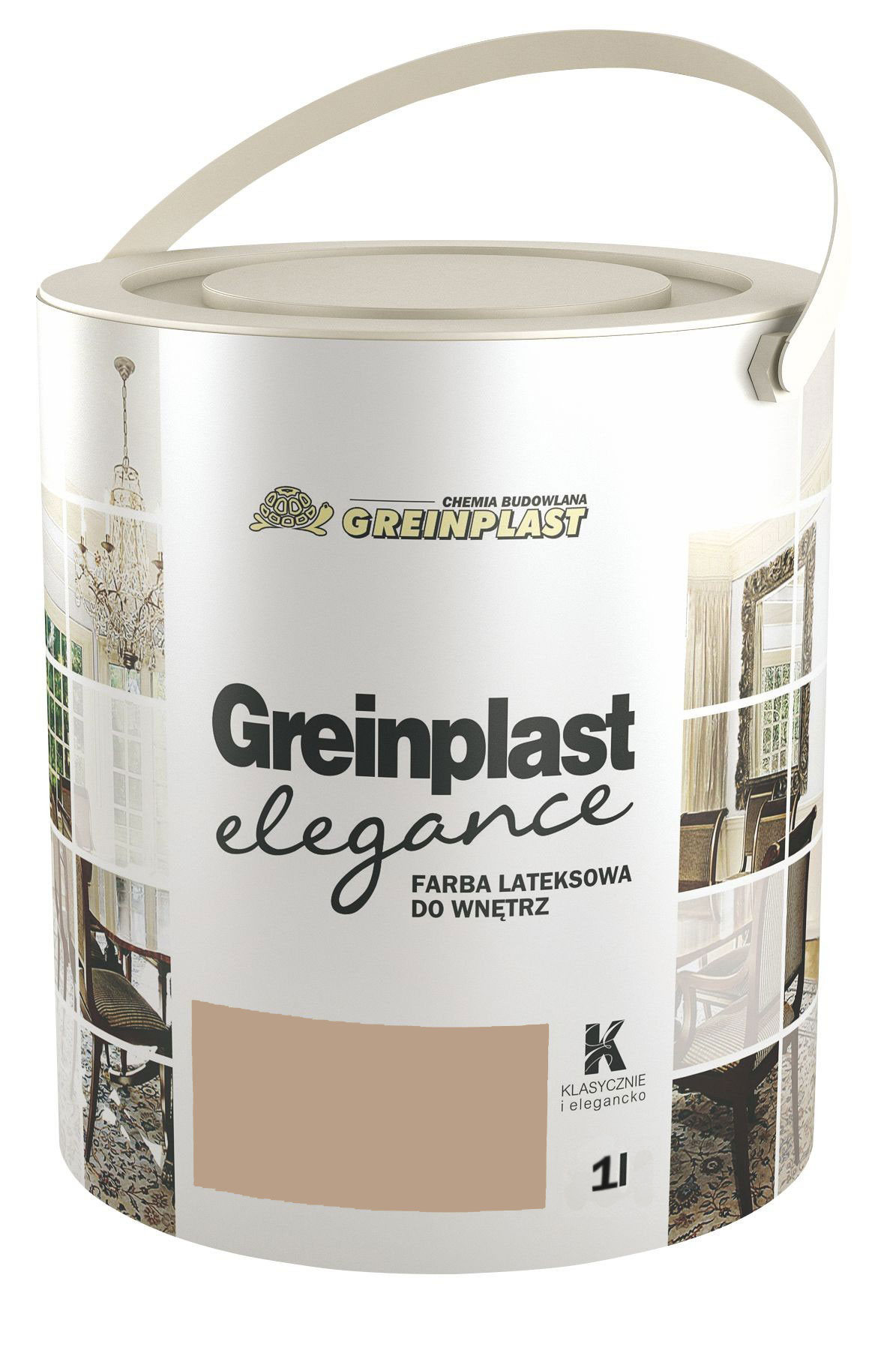 

Латексная краска Greinplast Elegance FWK09 кокосовое волокно 1.0 л