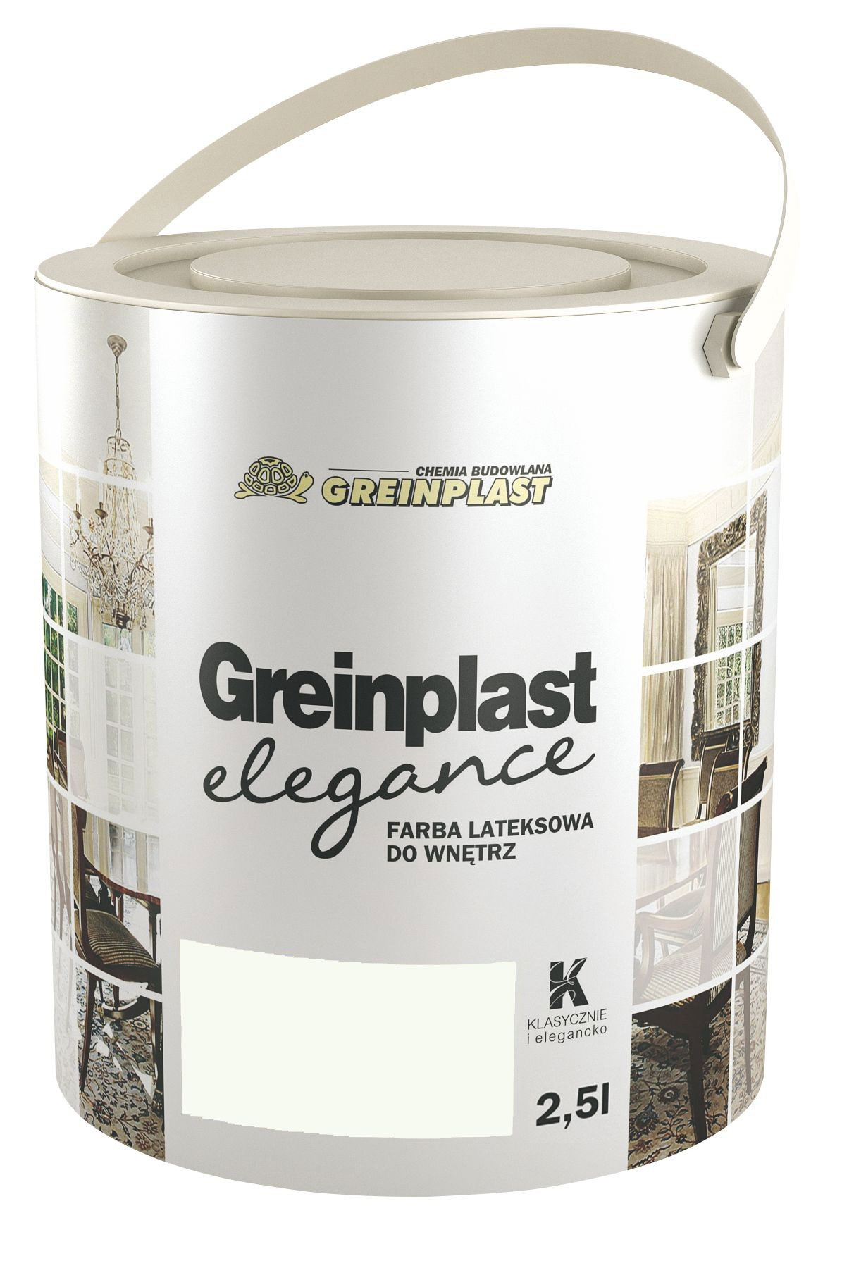 

Латексная краска Greinplast Elegance FWK11 белое кружево2.5 л