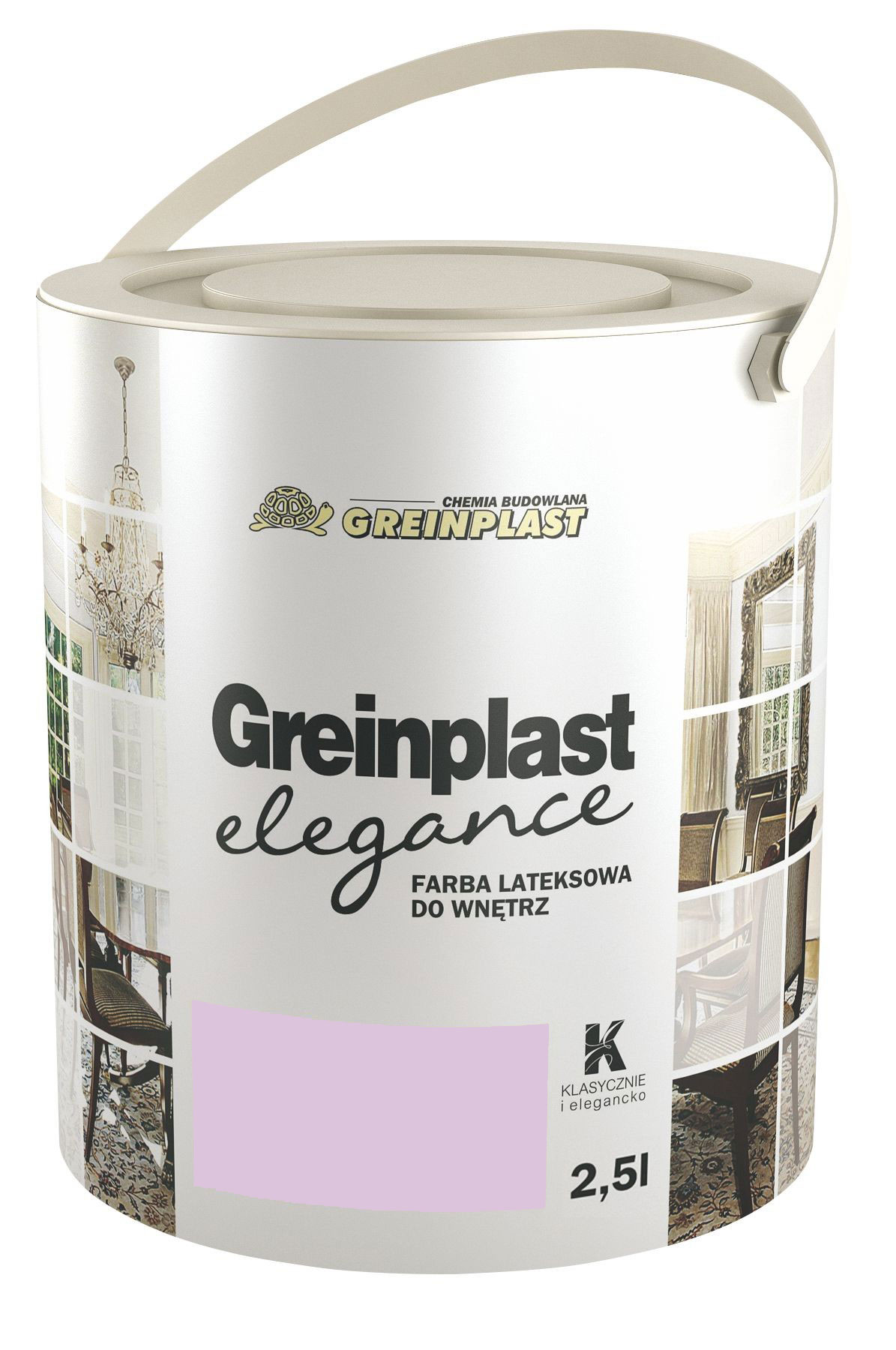 

Латексная краска Greinplast Elegance FWK25 сиреневый шелк2.5 л