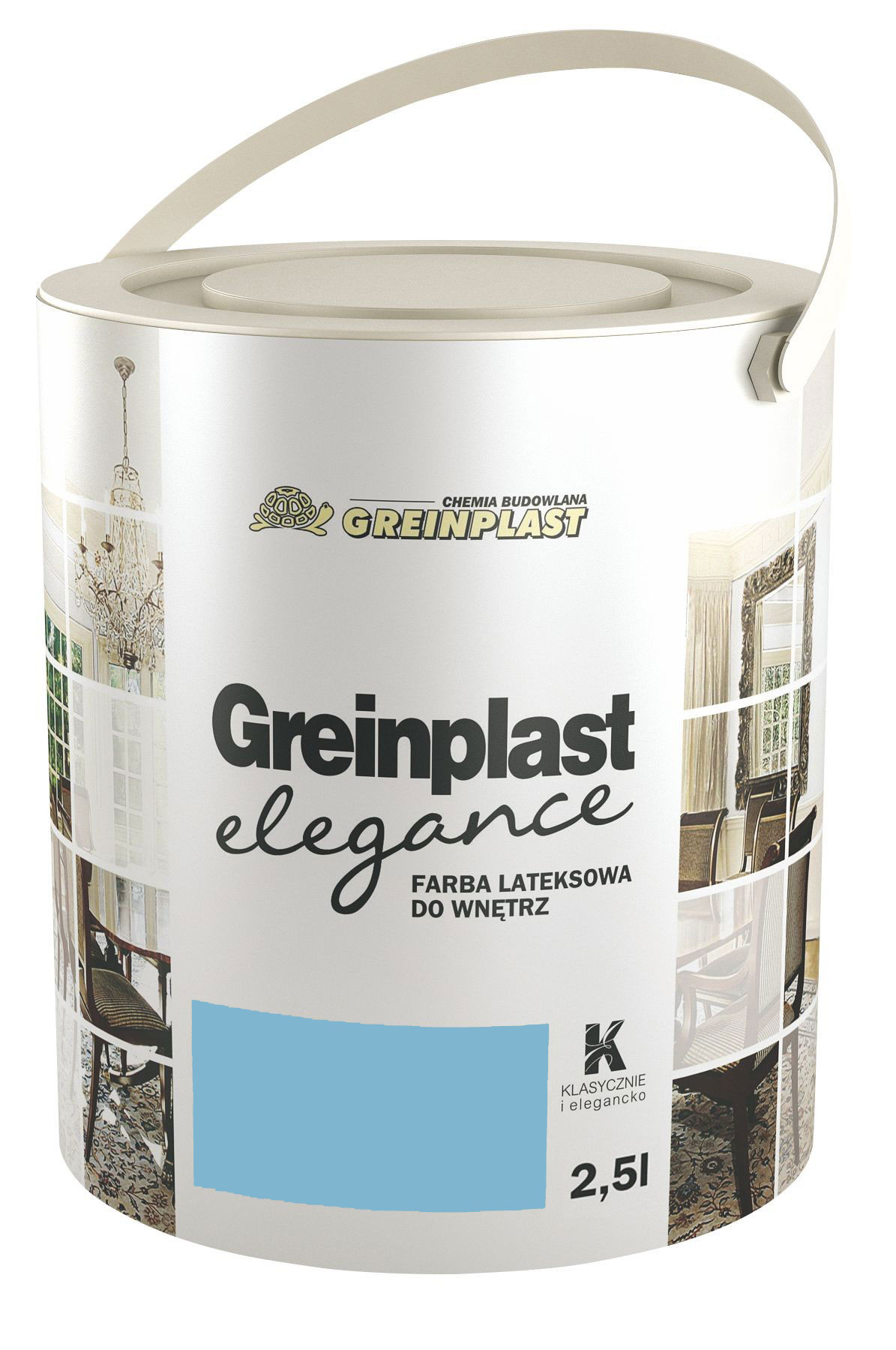 

Латексная краска Greinplast Elegance FWK45 египетский синий 2.5 л