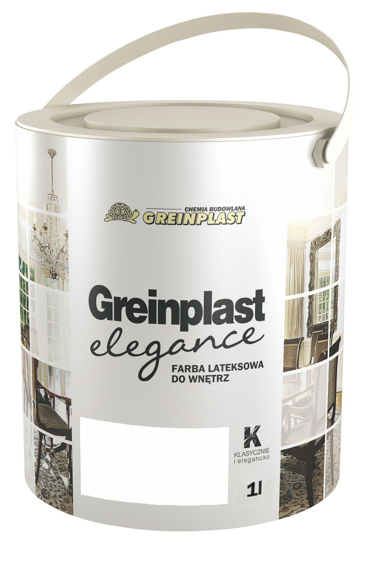 

Латексная краска Greinplast Elegance FWK01 белый 1.0 л