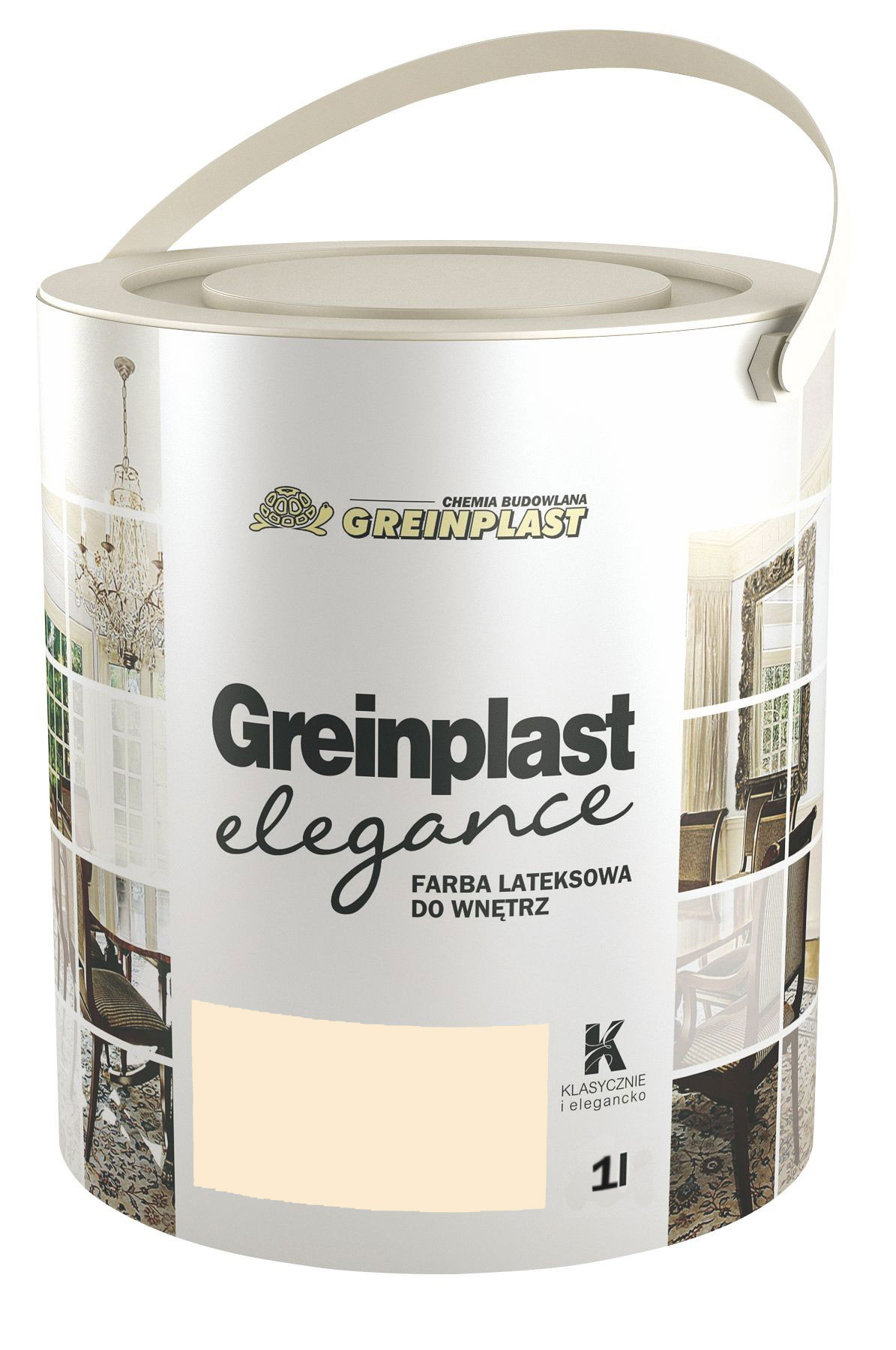 

Латексная краска Greinplast Elegance FWK06 пудровый беж 1.0 л