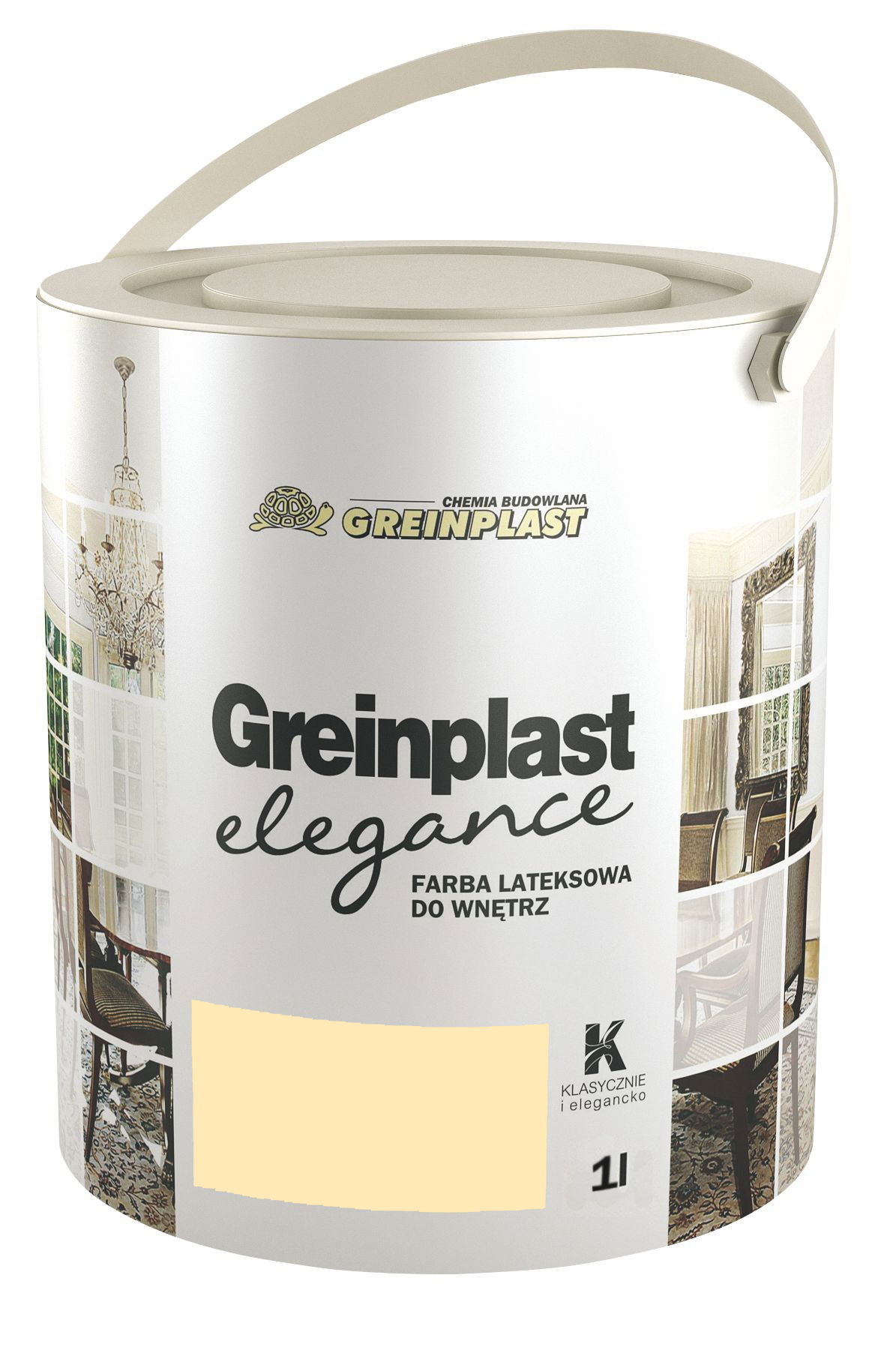 

Латексная краска Greinplast Elegance FWK14 кремовая охра 1.0 л