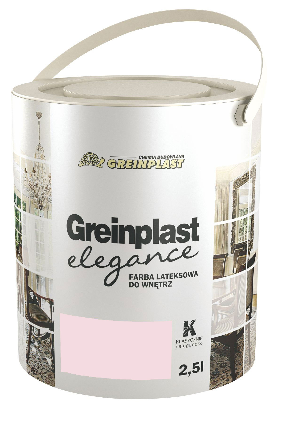 

Латексная краска Greinplast Elegance FWK23 светло-розовый 2.5 л