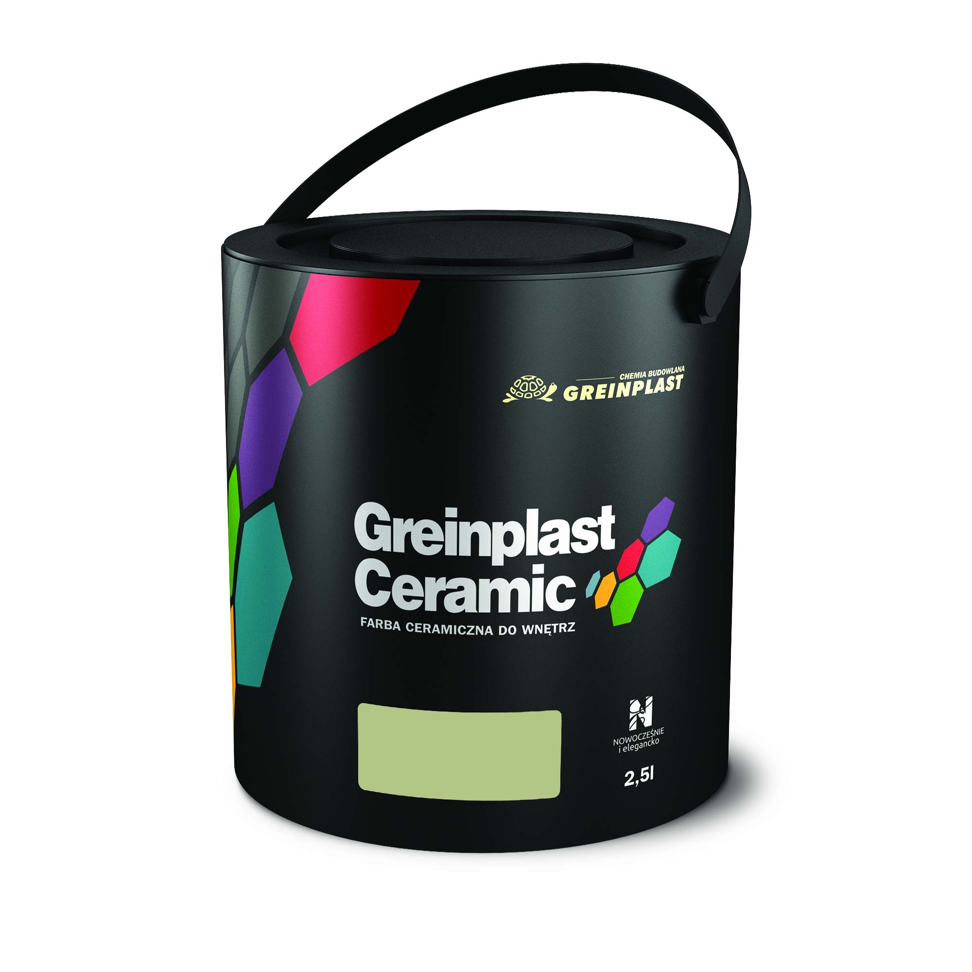 

Керамическая краска Greinplast Elegance FWC37 зеленый чай 2,5 л