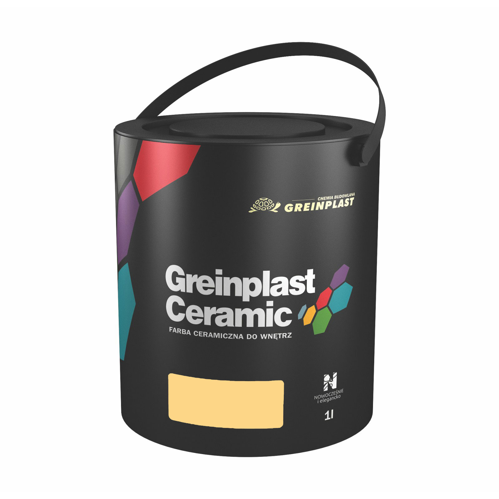 

Керамическая краска Greinplast Elegance FWC14 блестящий янтарь 1,0 л