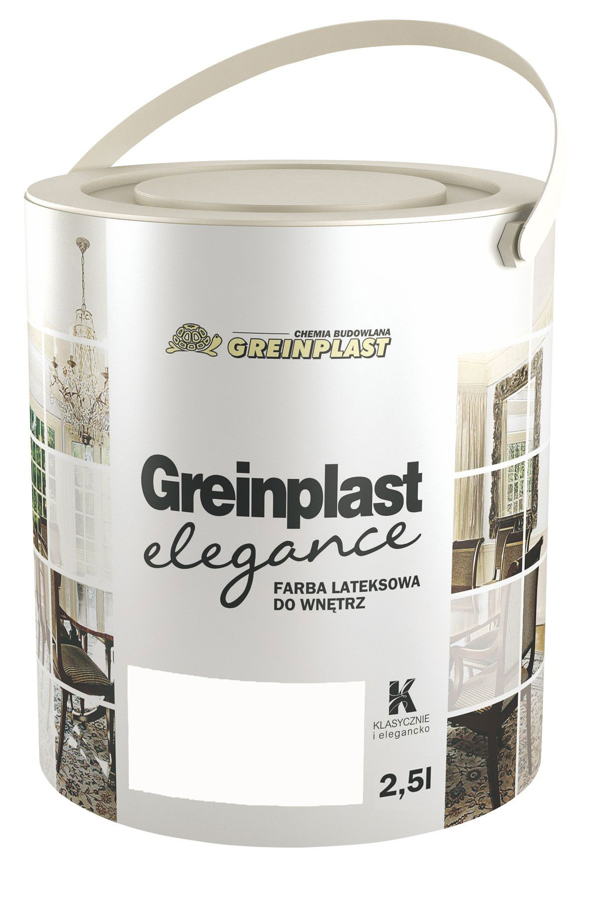 

Латексная краска Greinplast Elegance FWK03 хлопковая мгла 2.5 л