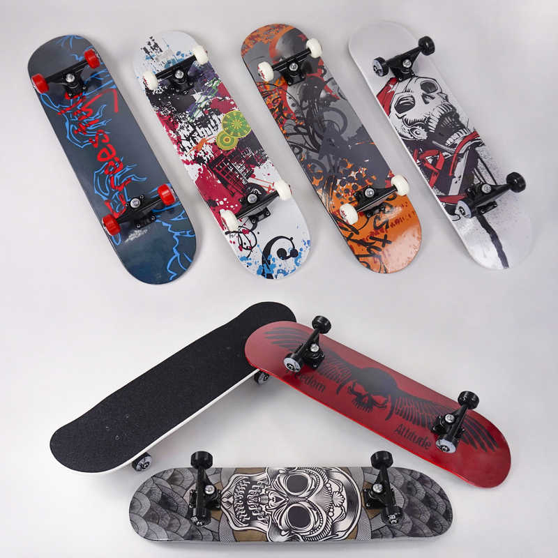 

Скейт Best Board доска, подшипник АВЕС-9, колёса PU, диаметр 5,5см Multicolor скейтборд для уличного катания