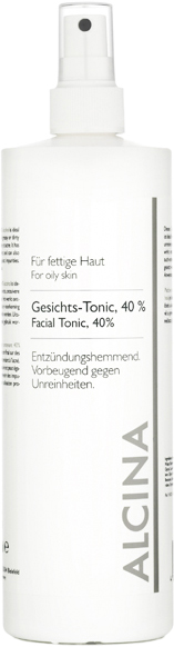 Акція на Тоник для лица и рук Alcina Facial Tonic со спиртом 40% c антибактериальным действием 500 мл (4008666342201) від Rozetka UA