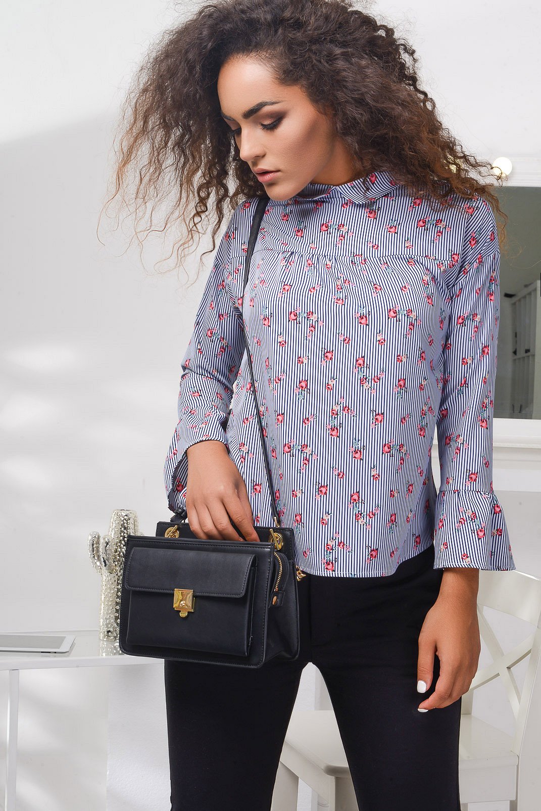 

Блузка BK-7609-2 Pretty Woman M темно-синий