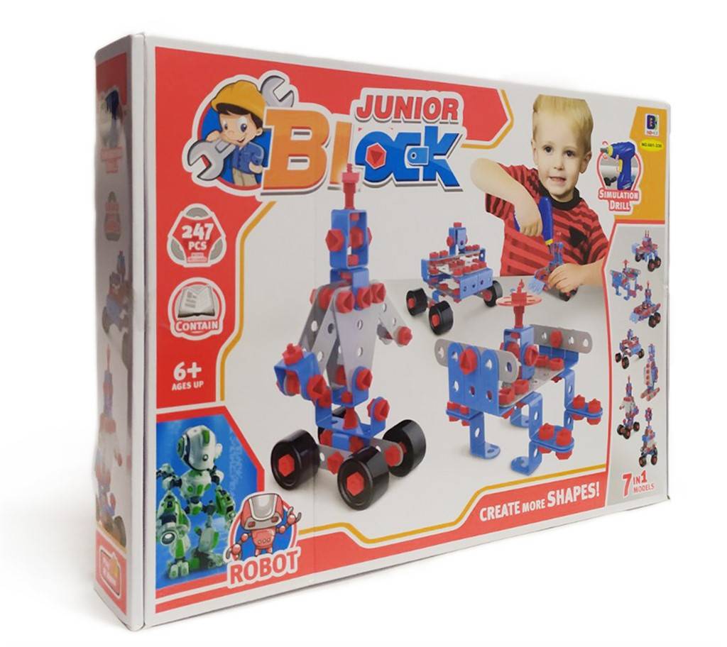 

Конструктор BOHUI Роботы Block Junior с шуруповёртом 661-336