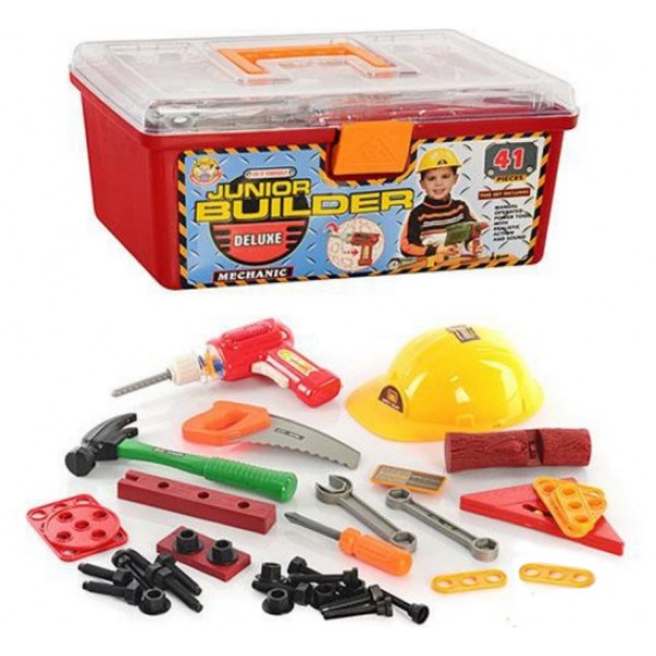 

Детский Игровой Набор Инструментов MToys + Чемодан, 41 деталь (2058)