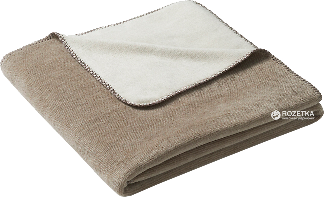 

Плед Biederlack Duo Co.Melange Sand-Natur 150x200 см
