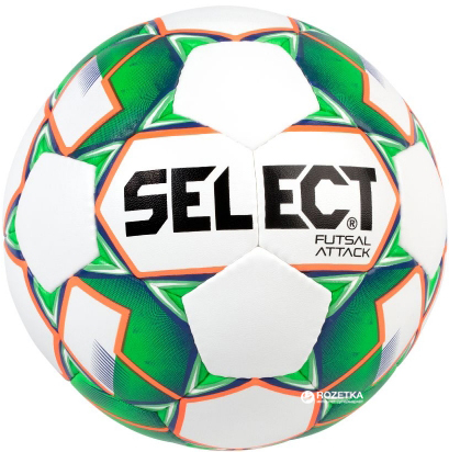 

Мяч футзальный Select Futsal Attack New (046) №4 White-Green (5703543187102)