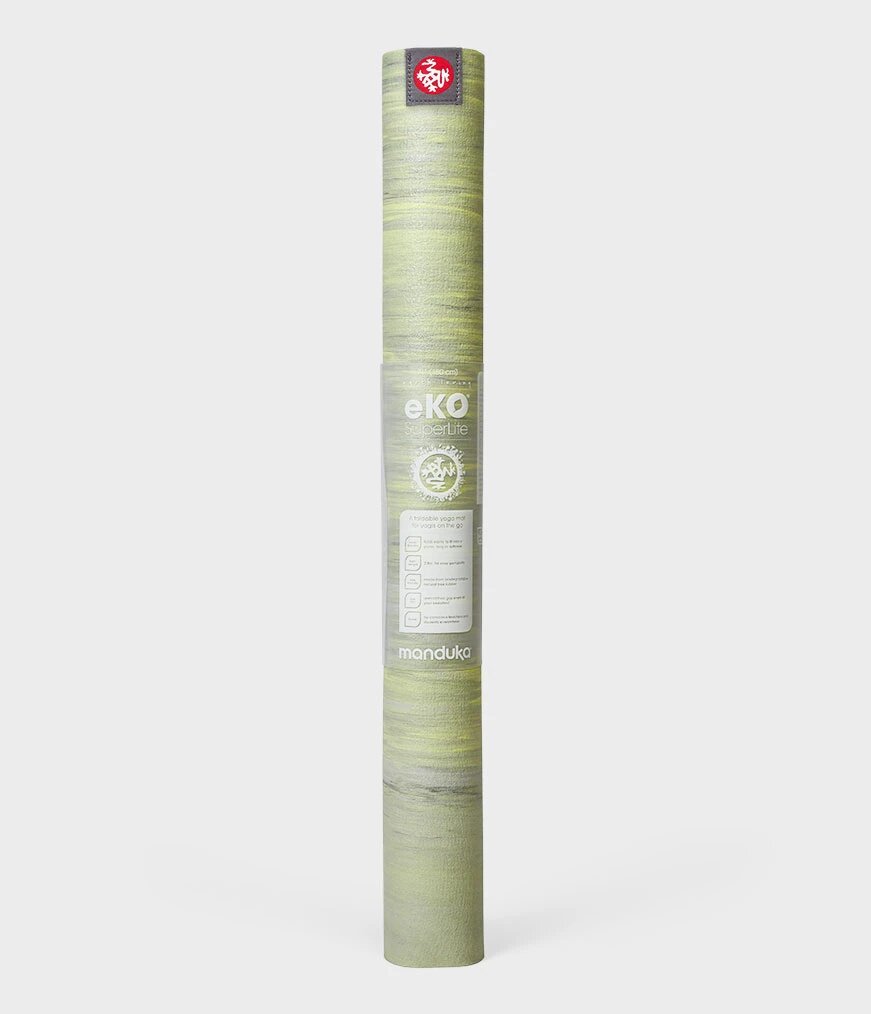 

Коврик для йоги Manduka eKO SuperLite Mat Limelight Marbled 180x61x0.15 см