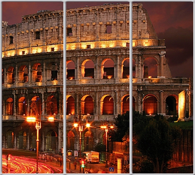 

Шкаф купе Luxe Studio Стандарт-1 Фотопечать Архитектура-98 2200x2300x600 трехдверный